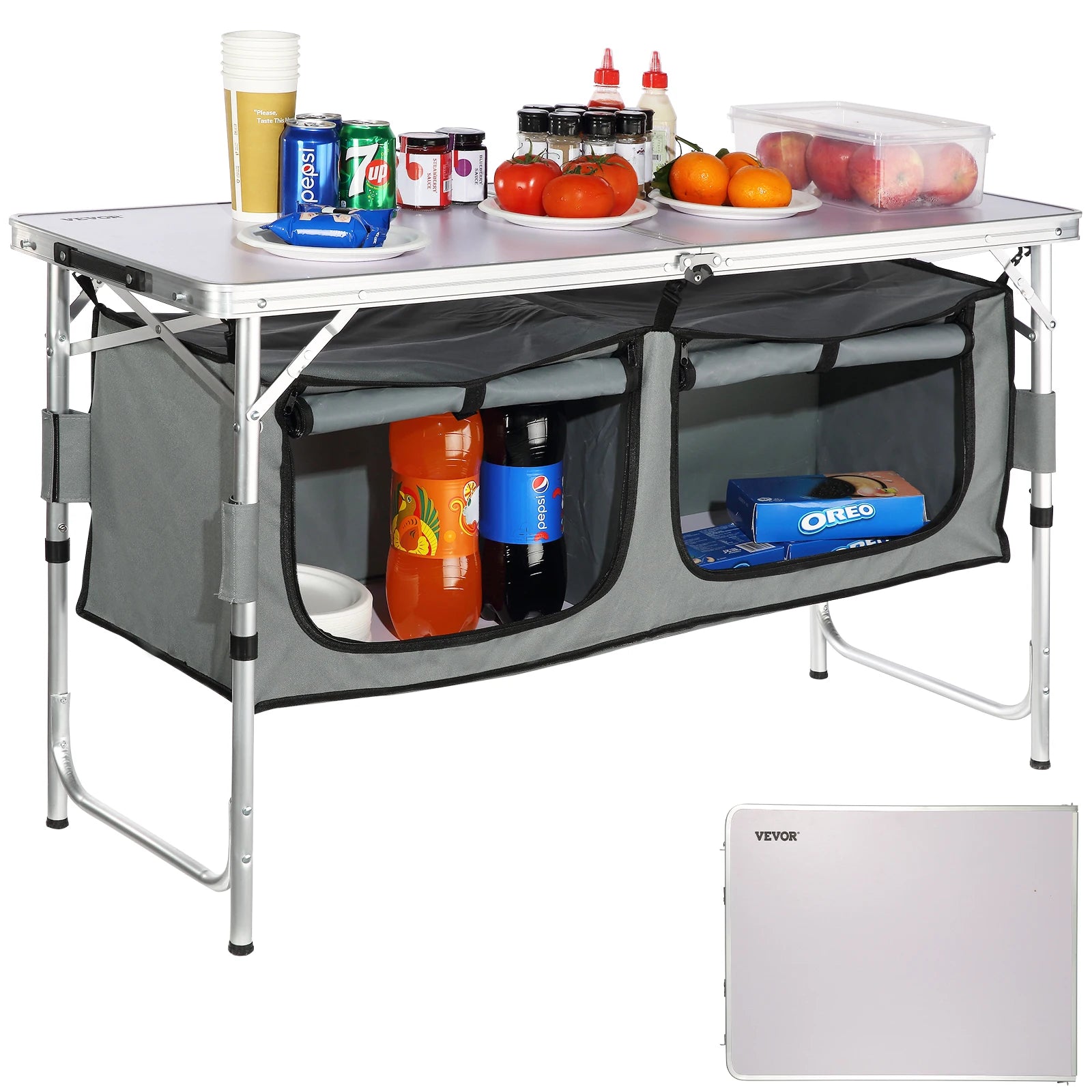 SucceBuy Quick set-up Folding Camping Table