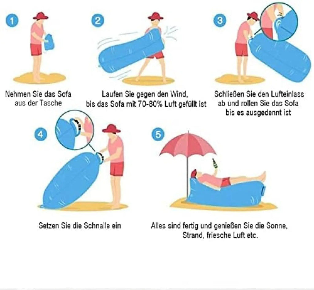 Erwachsene Luftsofa Kinder Fast Inflatable Air Sofa Bed