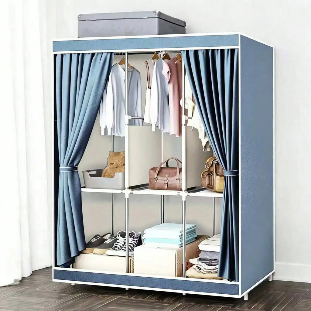 1pc Large Capacity Portable Wardrobe Closet,
