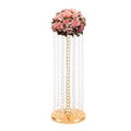 Tall Wedding Centerpieces Flower Vases, Metal Flowers Stand, Acrylic Crystal Stand, Column Vases Centerpieces for t