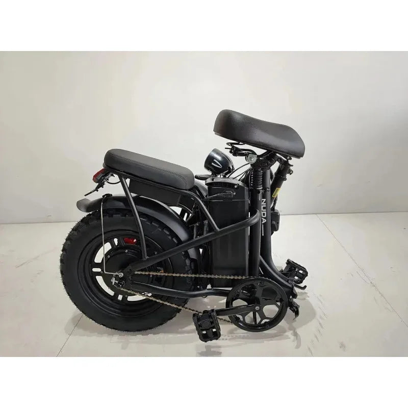 16-inch foldable leisure E-Bike, 48V30AH large capacity battery, built-in 800W high-speed motor
