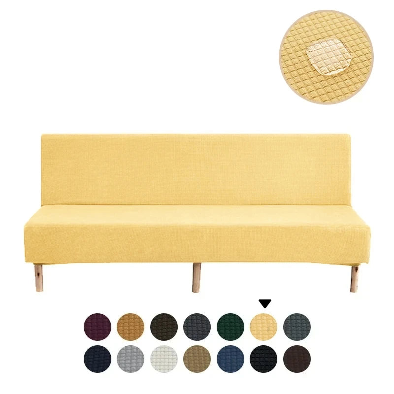 Water-repellent Armless Sofa Bed Sofa Bed with Breathable Cover