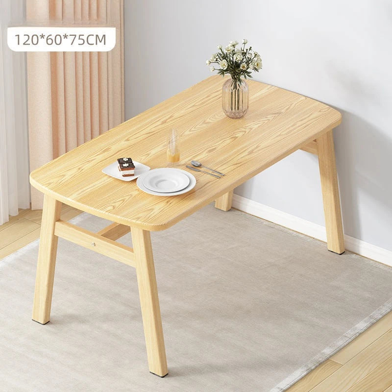 Modern Minimalist Dining Table Set with 4 Chairs