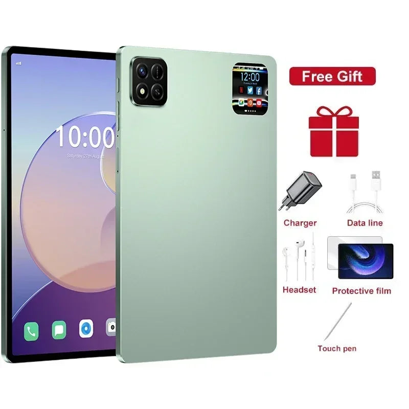 HOT Pad 7 Pro 22GB+2TB Global Version Original 5G Dual SIM Tablet Android 10000mAh Tablet PC 10.1" Upgraded Children's Kids Tab