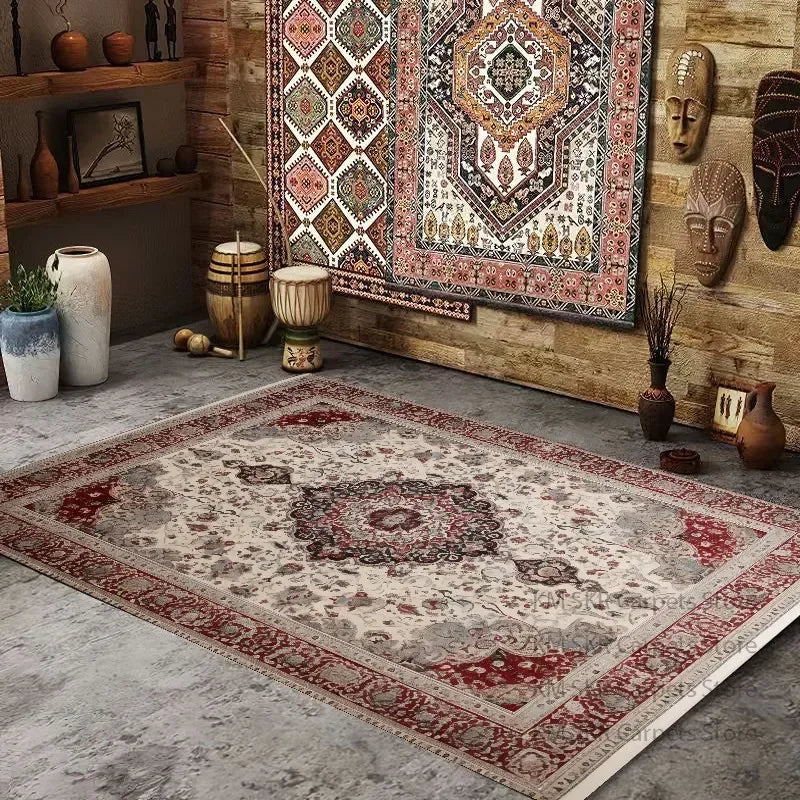 Persian American Retro Carpet, Ethnic Style