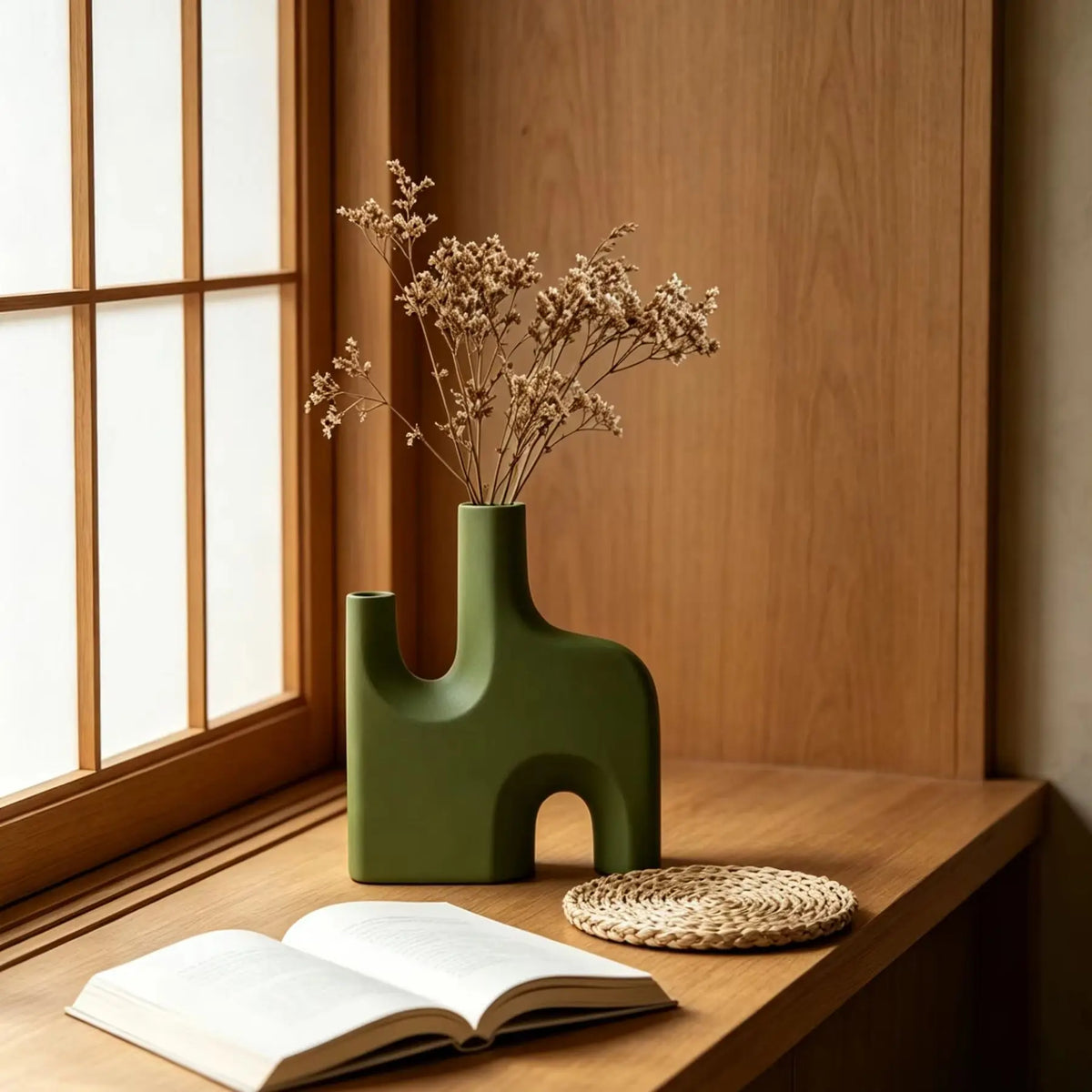 Plastic Vase, Suitable for Dried Flowers and Floral Arrangements,