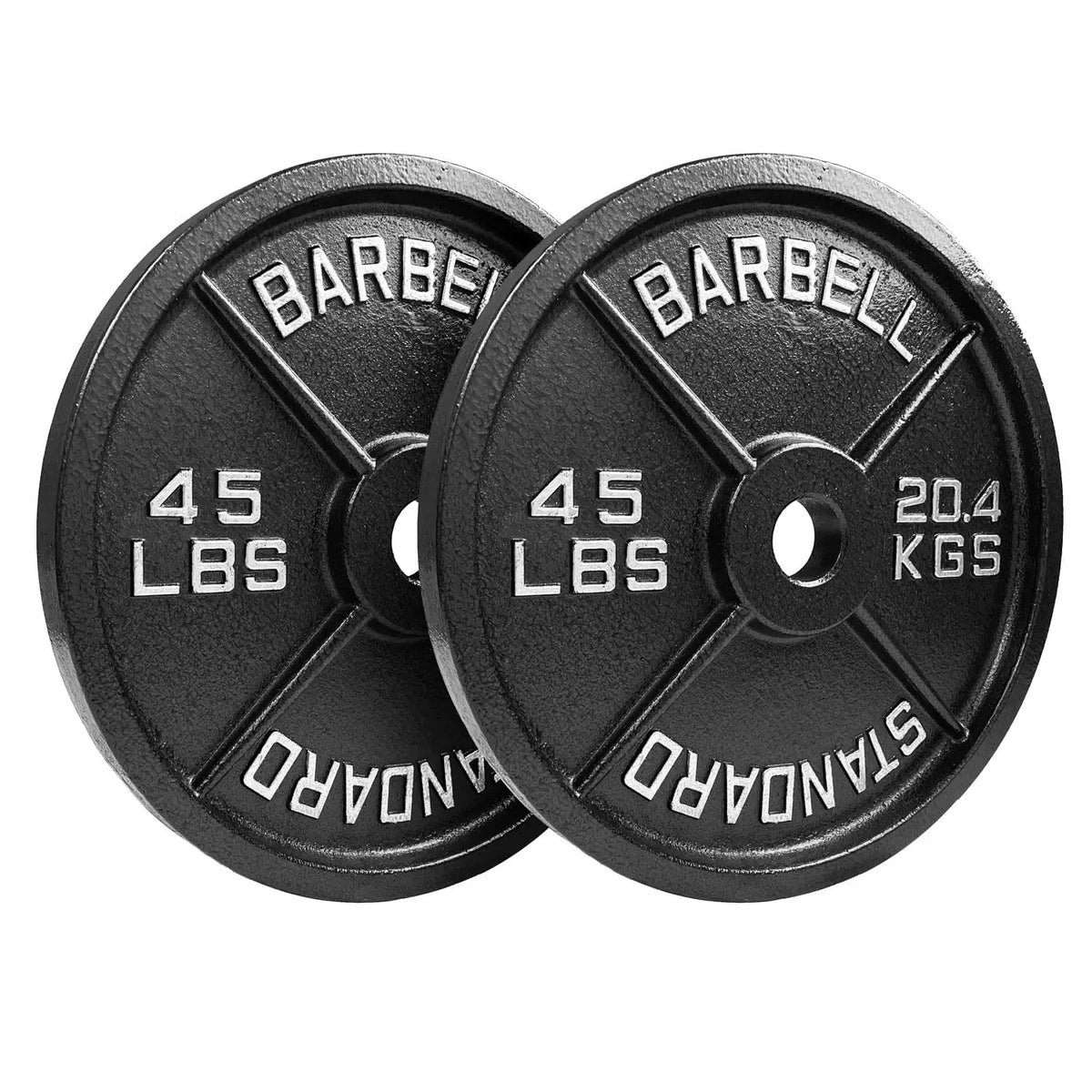 Steel Olympic Weight Plates, 245lb Set