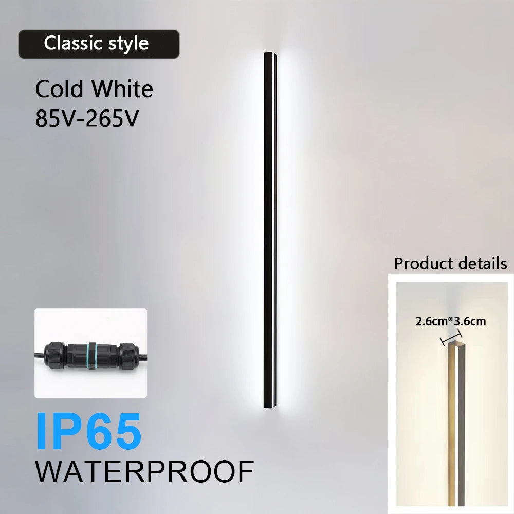 2/1 PCS Dimming Remote control LED Waterproof IP65 outdoor Long Wall Light