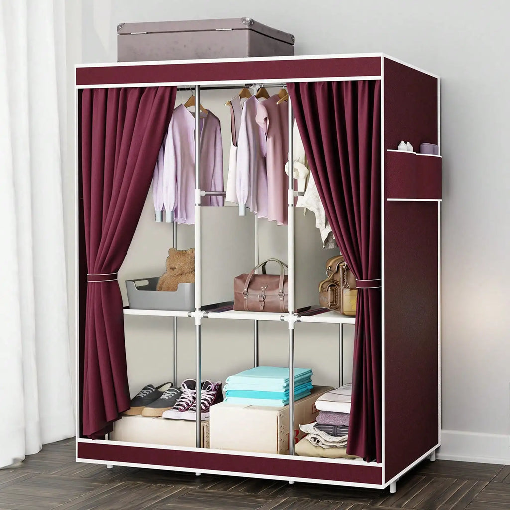 1pc Large Capacity Portable Wardrobe Closet,