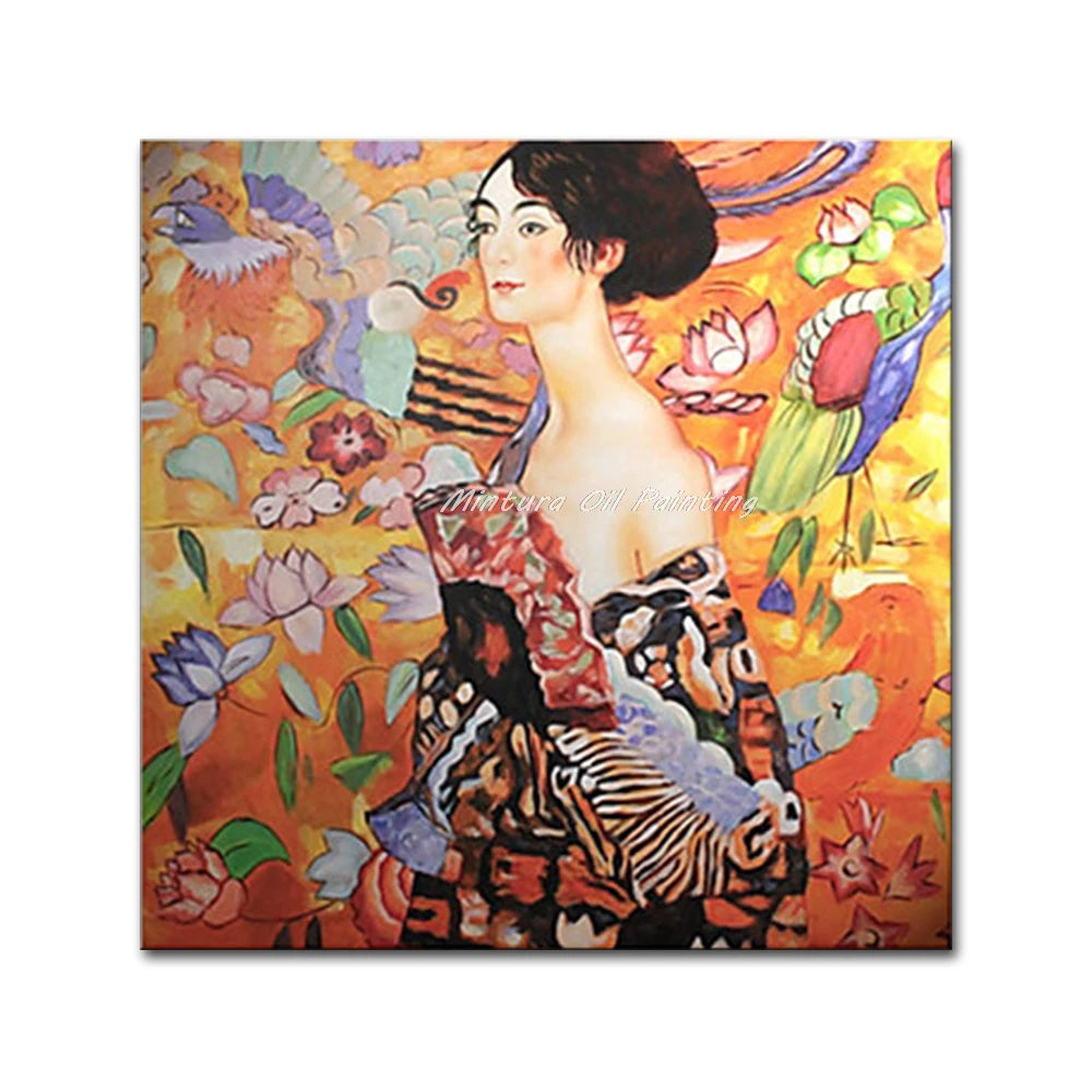 Mintura,100% Handpaintied Reproduction Gustav Klimt Oil Painting on Canvas