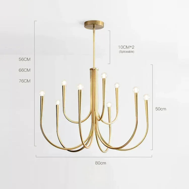 Modern French  Classic Design Branch Chandeliers