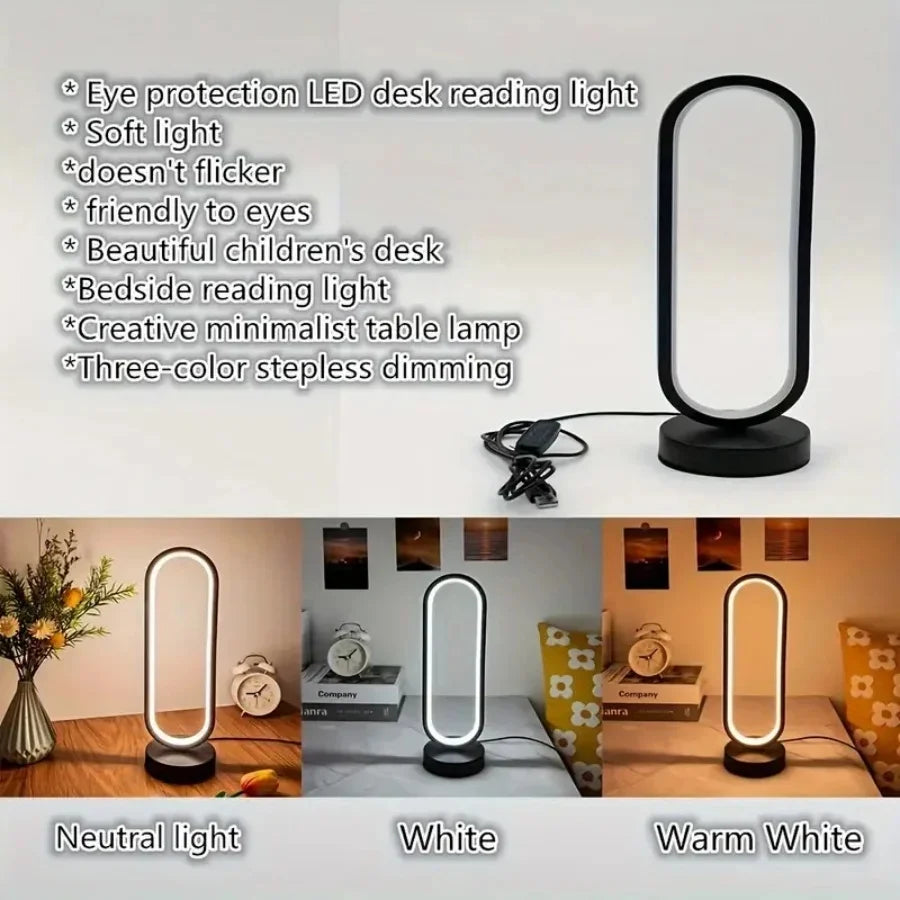 1Pcs Ring Table Lamp