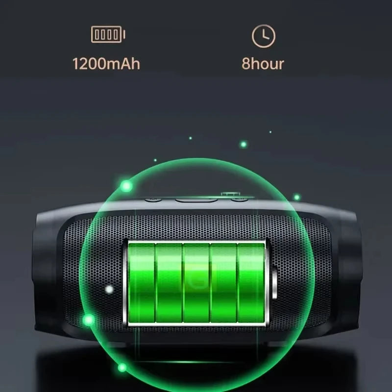Lenovo Portable Subwoofer Bluetooth Speakers, Stereo Waterproof Surround Loudspeaker