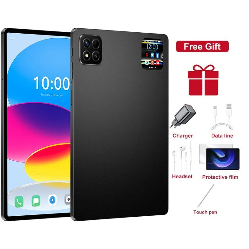 HOT Pad 7 Pro 22GB+2TB Global Version Original 5G Dual SIM Tablet Android 10000mAh Tablet PC 10.1" Upgraded Children's Kids Tab