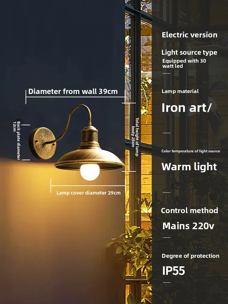 Outdoor Waterproof Solar Energy Exterior Wall Lamp