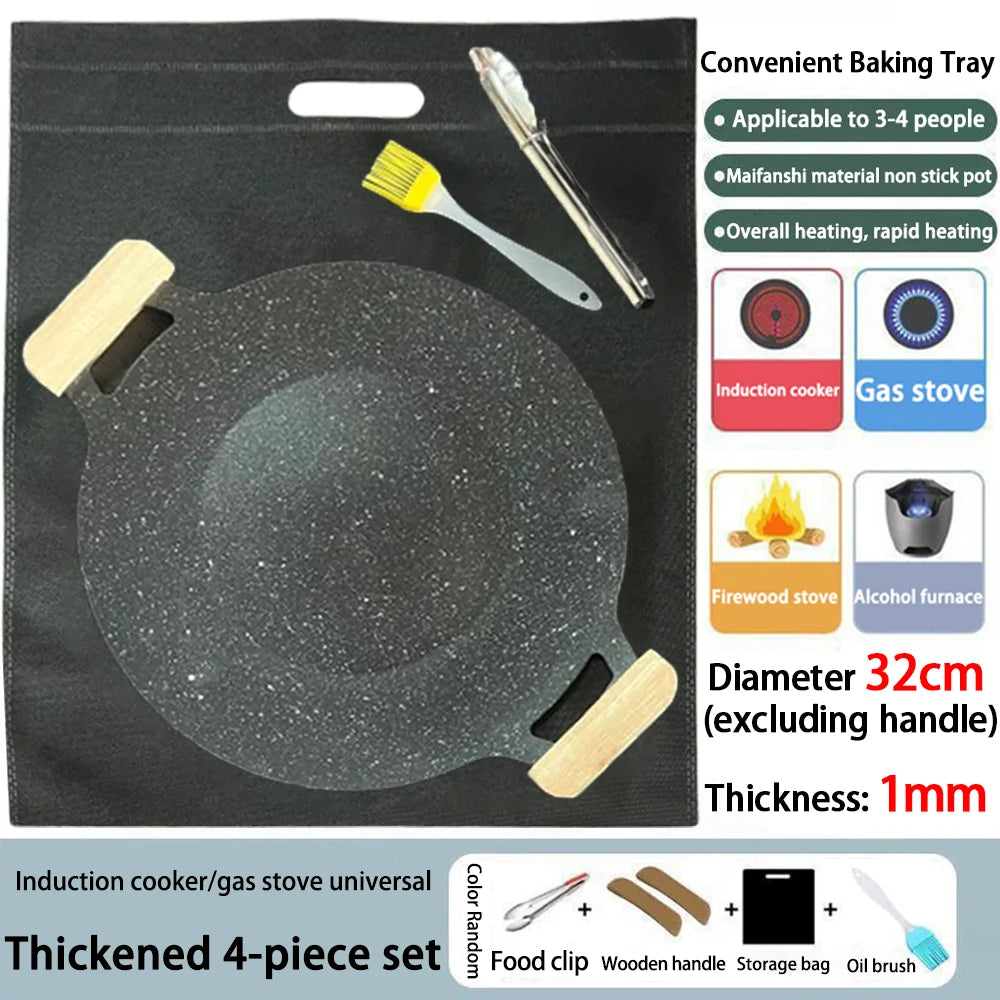 Anti-Stick Multi-Purpose Barbecue Cooking Plate