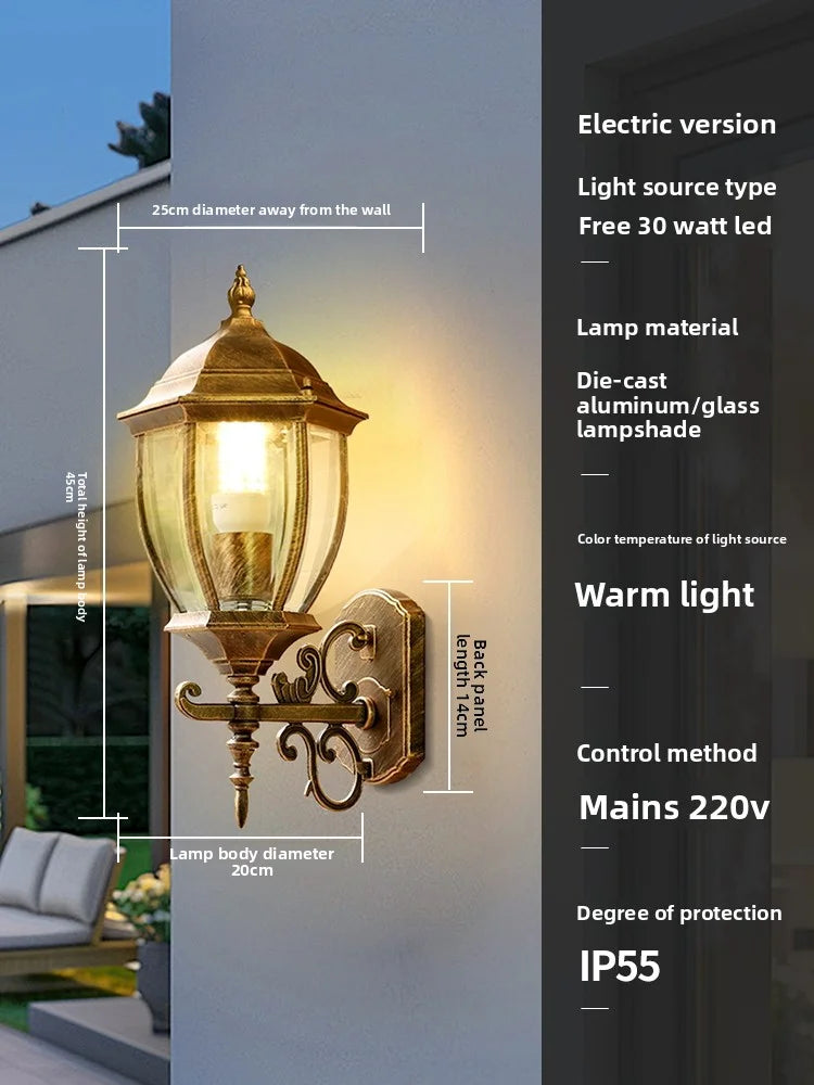 Outdoor Waterproof Solar Energy Exterior Wall Lamp