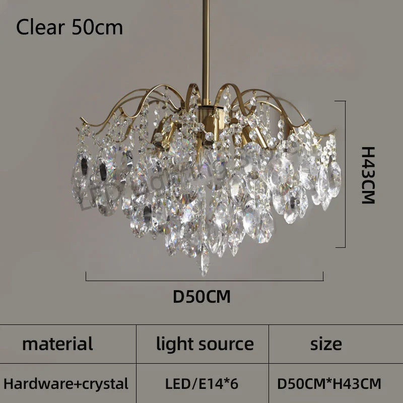 LED Crystal Pendant Chandelier