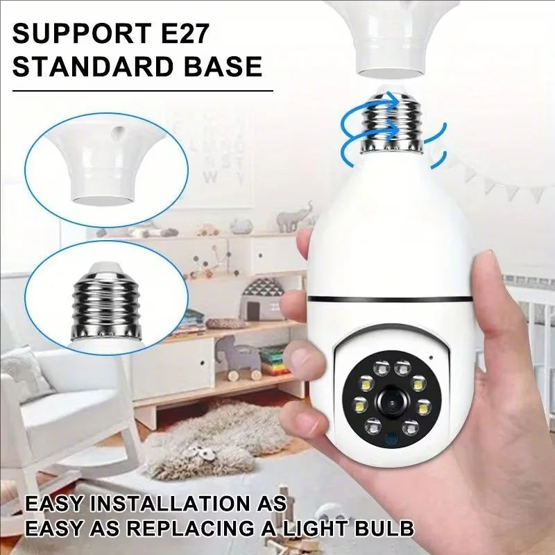 E27 Bulb Surveillance Outdoor Security Camera