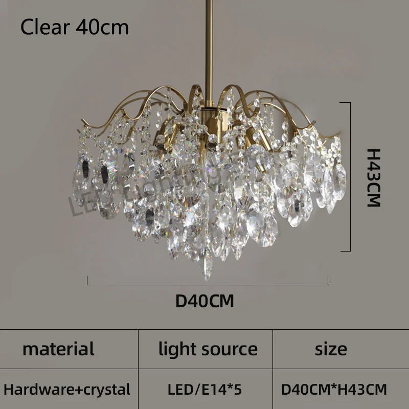 LED Crystal Pendant Chandelier
