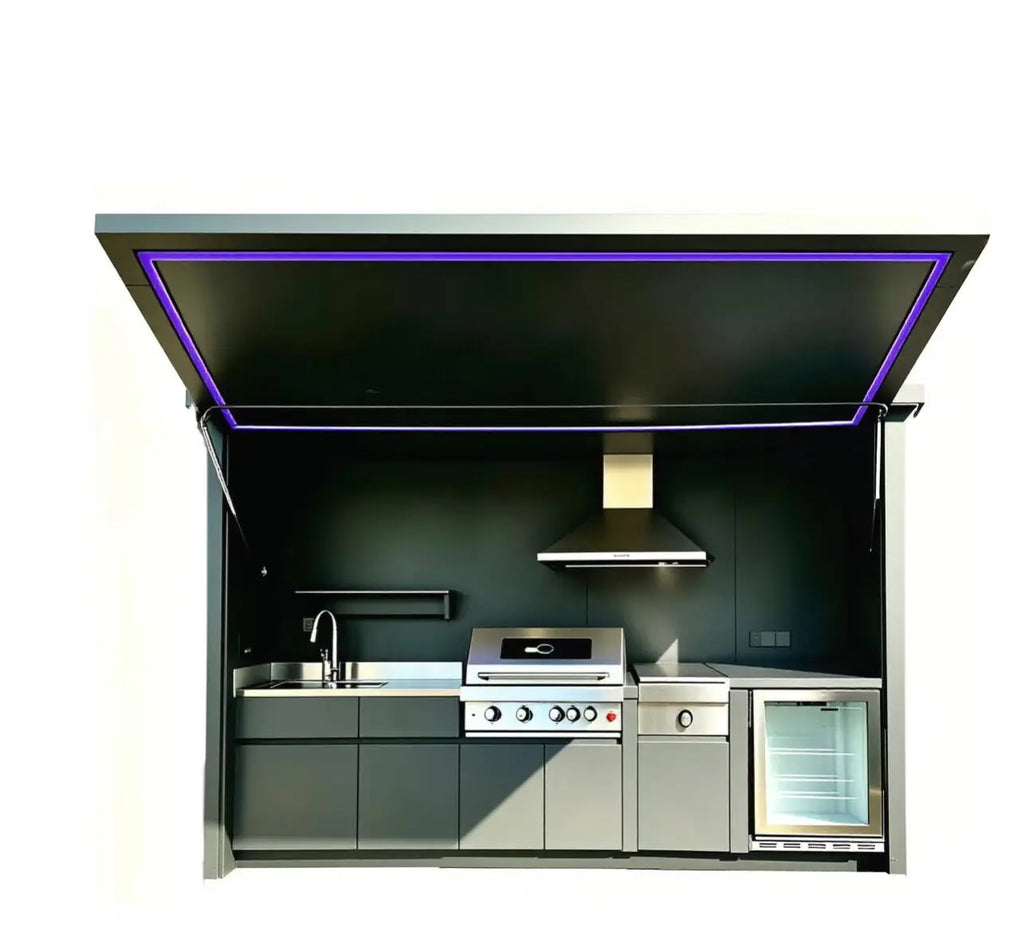 Full Equipped Modular Outdoor Cooking Cabinet