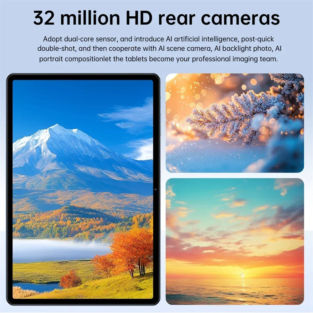 2026 Pad 7s Pro Tablet 16GB+1TB 10000mAh Battery 10.1 inch Android 15 Tablets PC Global Version 5G WIFI Dual SIM Tab For Kids