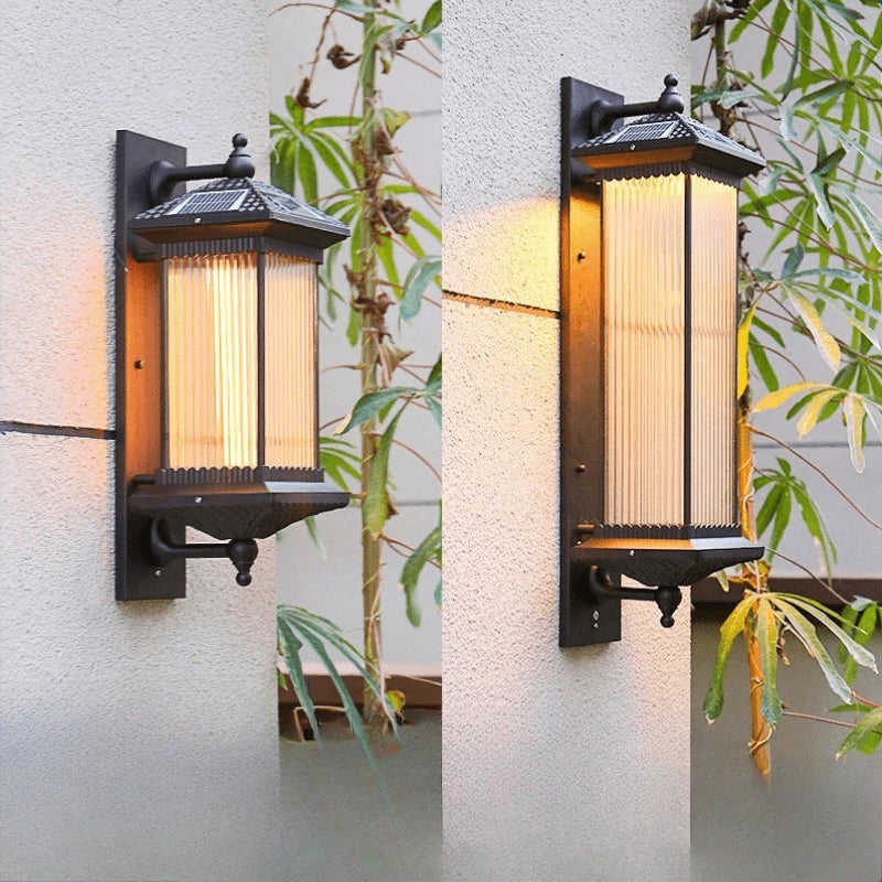 American European Style Hotel Villa Big Outdoor Wall Lamp Modern Waterproof Long LED Wall Sconce