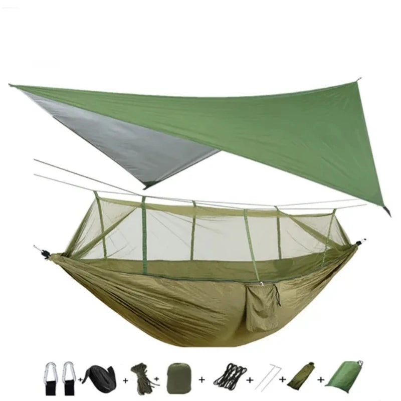 Portable Outdoor Hammock with Mosquito Net