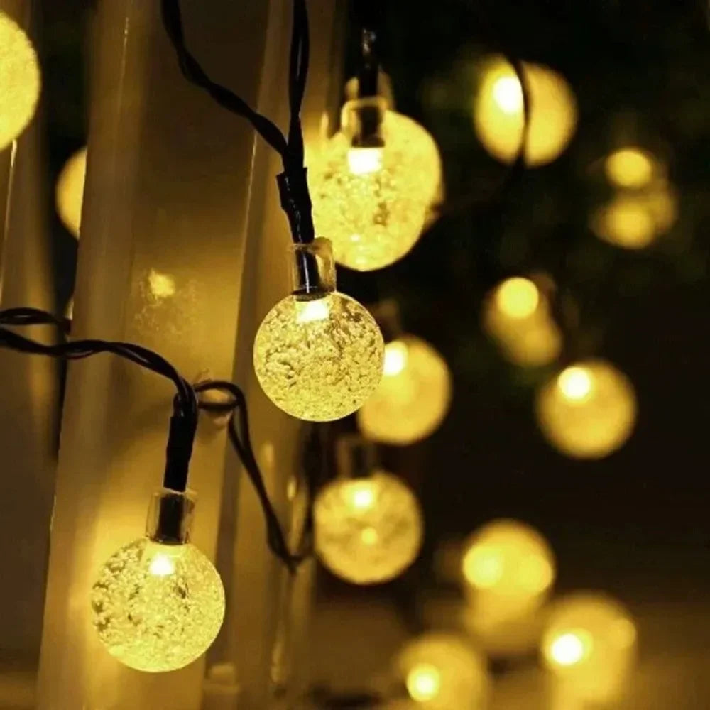 Outdoor Solar LED Bubble Ball Light String