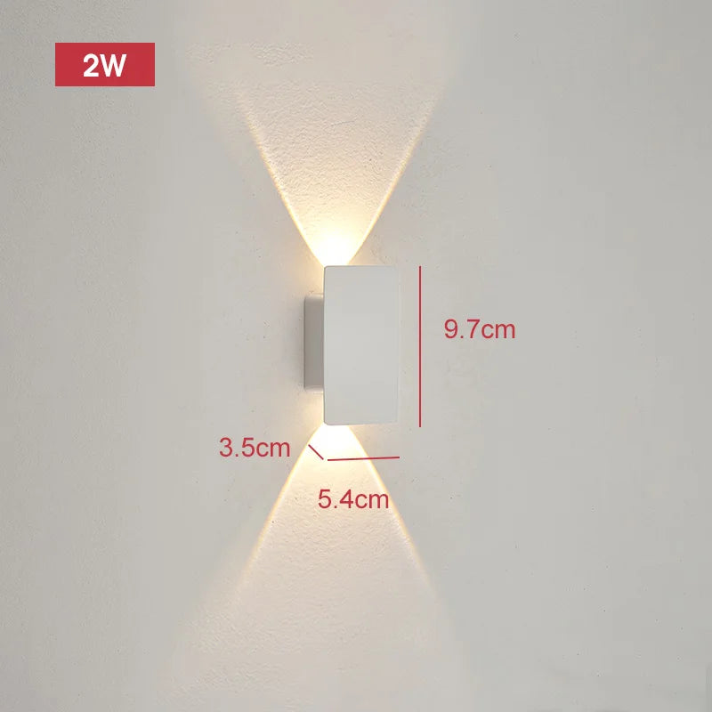 Outdoor Waterproof Strip Aluminum Wall Lights