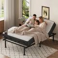 Electric Adjustable Bed Frame with Remote and 13CM Memory Foam Mattress