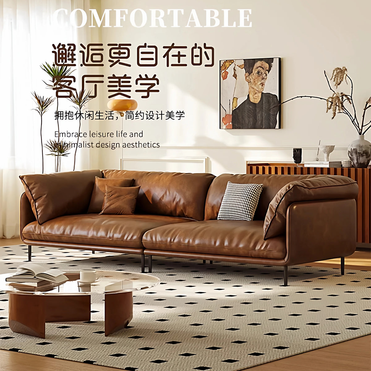 Nordic Curved Luxury Sofa