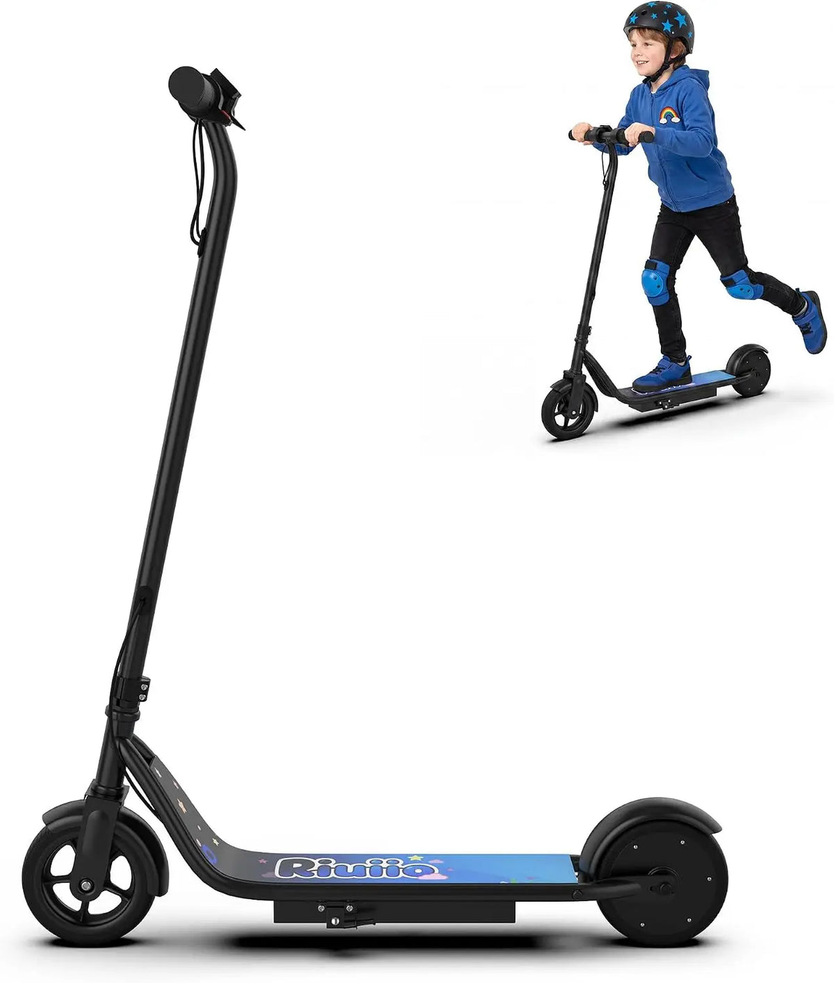 USA Stock Electric Scooter for Kids, 250W Motor, 9 MPH Max Speed,