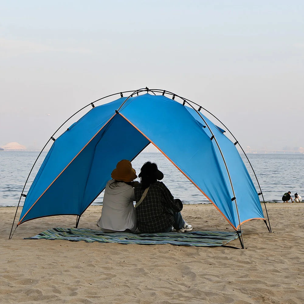 Lightweight 2–4 Person Camping Tent for Beach