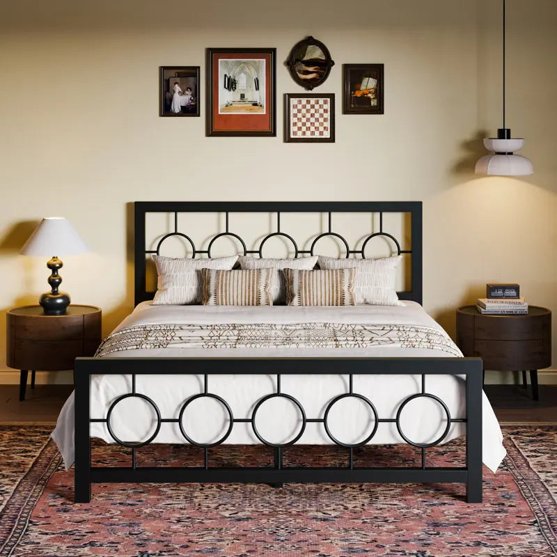 Iron Open-frame Twin to King Size Bed Frames