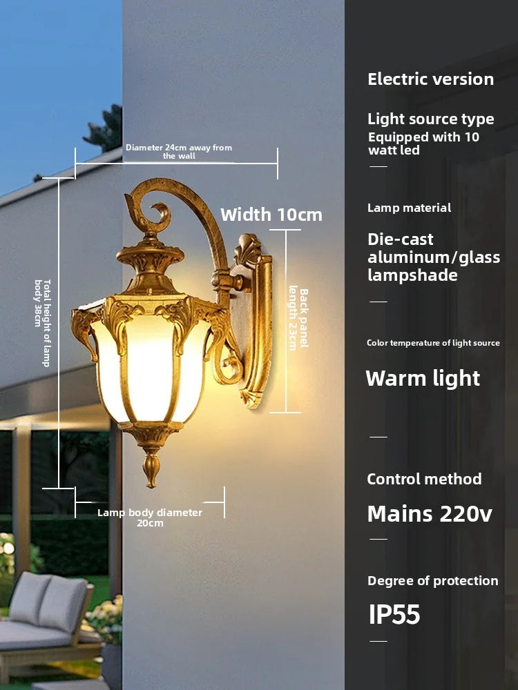 Outdoor Waterproof Solar Energy Exterior Wall Lamp