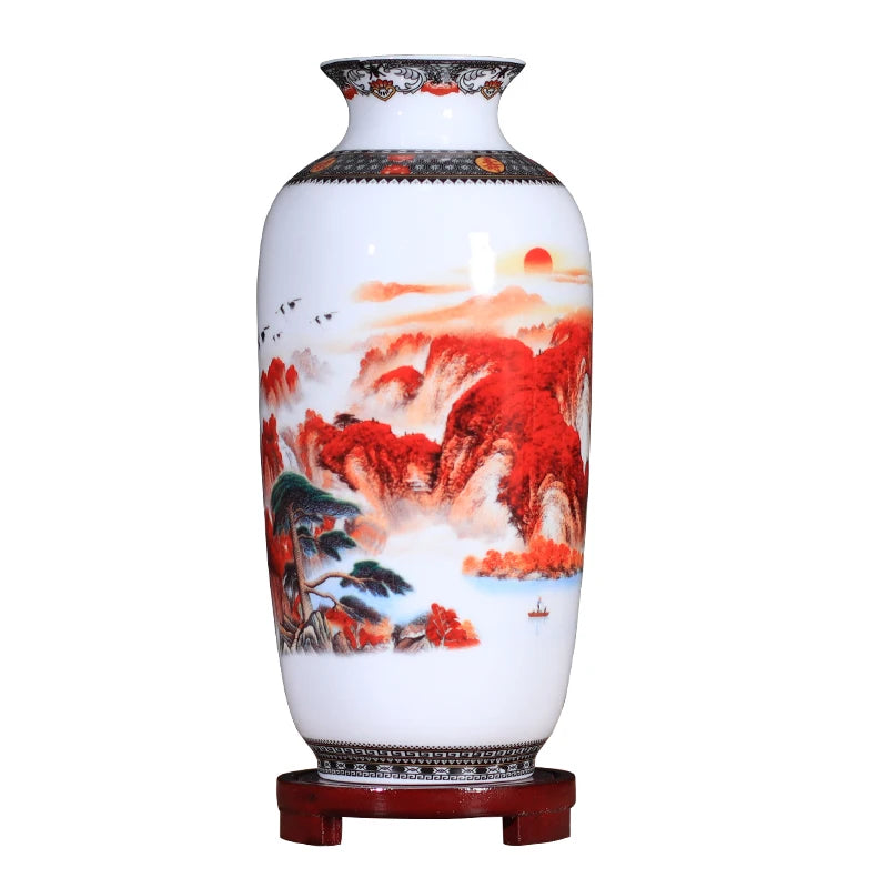 Jingdezhen Porcelain Flower Vase