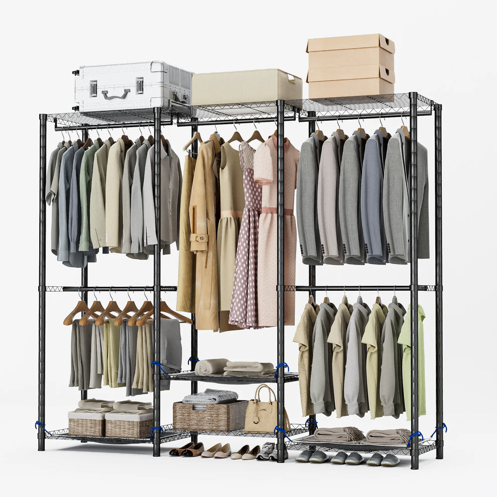 Freestanding Portable Heavy Duty Clothes Rack