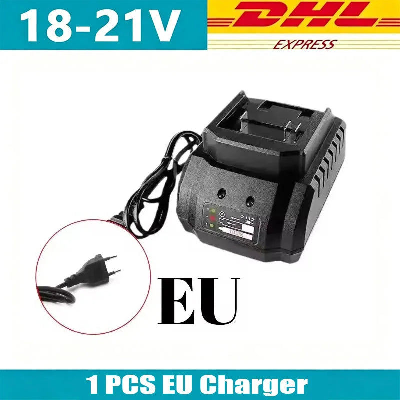 Rechargeable Li-Ion Batteries & Charger Suitable for Cordless Makita 18V/21V Power Tools