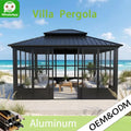 12x16 FT Heavy Duty Aluminum Patio Gazebo,