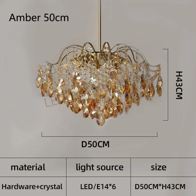 LED Crystal Pendant Chandelier