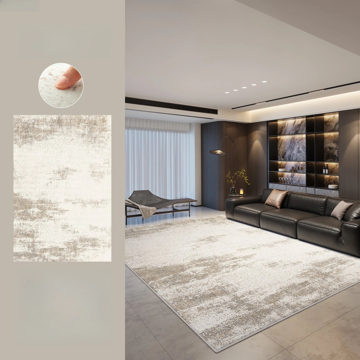 Modern Style Bedroom Decor Large Carpet Light Luxury Carpets for Living Room Fluffy Soft Lounge Floor Mat Thick Plush Study Rug