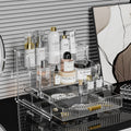 Light Luxury Vanity Cosmetics Bathroom Organizer Shelf
