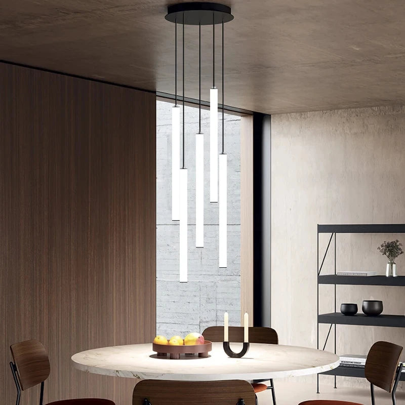 Modern Ceiling Chandelier LED Living Room Spiral Staircase Lighting