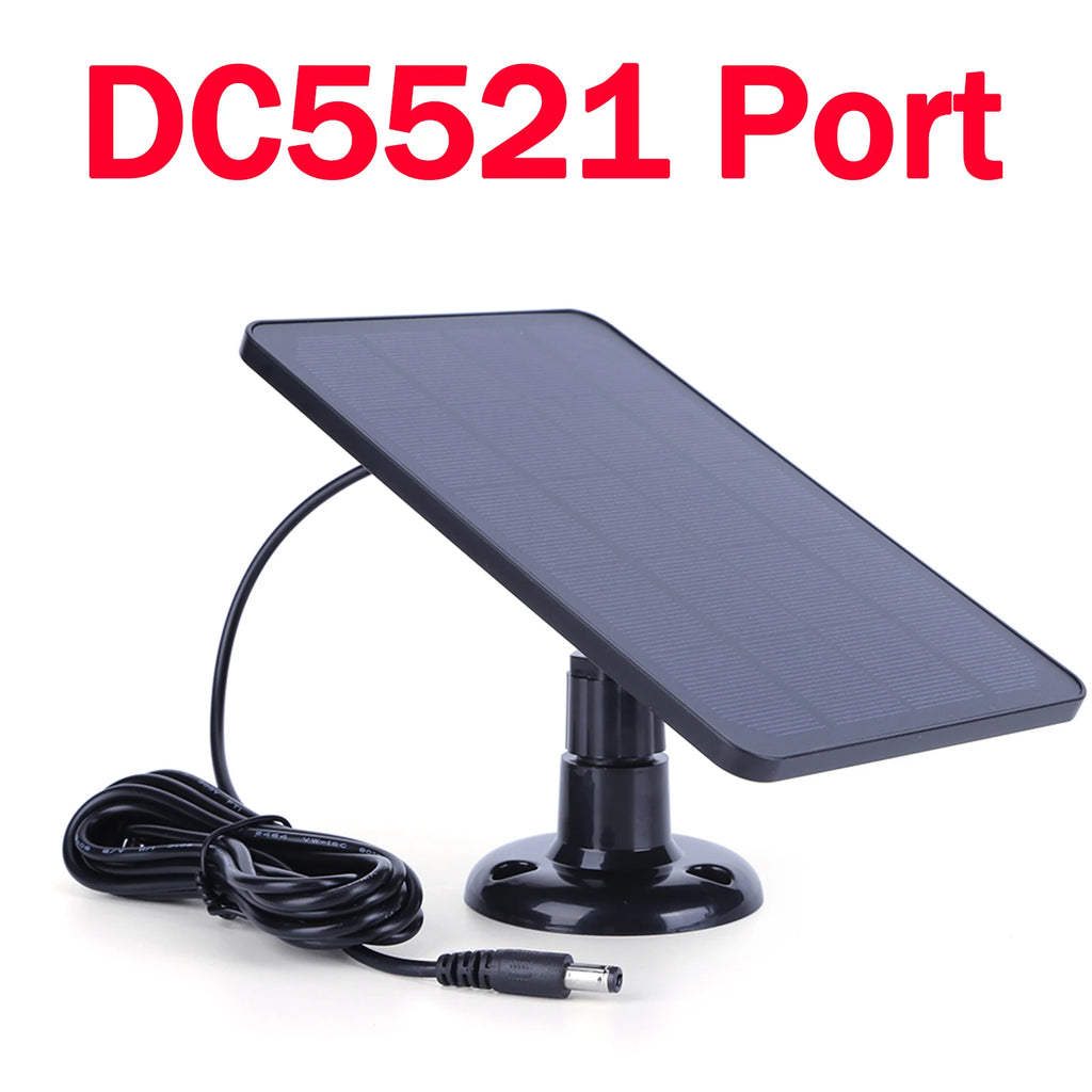 10W 5V Solar Panel Micro USB+Type-C 2in1 Outdoor Solar Cells Charger Solar Panels