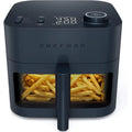 6-in-1 8 Qt Air Fryer with 450°F Max Temp, Turbo Heat Technology, Viewing Window, Nonstick Ceramic Basket