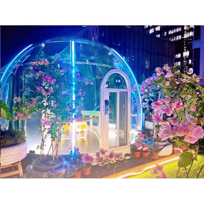 Contemporary Outdoor Bubble Dome Room,
