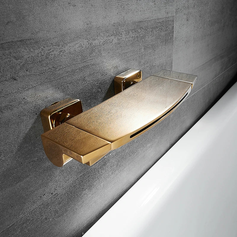 Waterfall Tub Faucet, Dual Handles