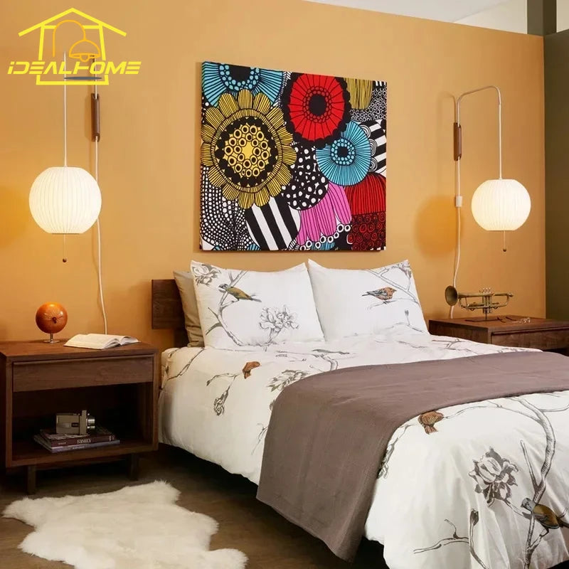 Italian Design Minimalist Silk LED Wall Sconces