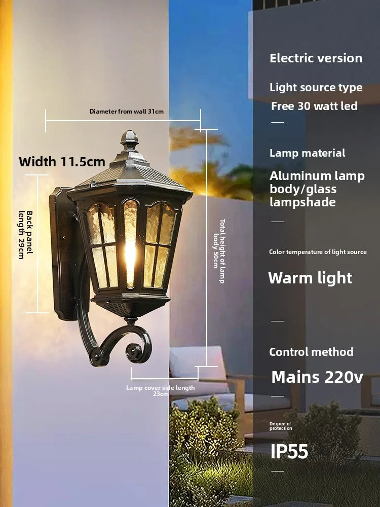 Outdoor Waterproof Solar Energy Exterior Wall Lamp